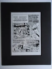1959 ADVENTURE COMICS  # 260  GREEN ARROW  SPLASH PAGE 1  PRODUCTION ART ACETATE