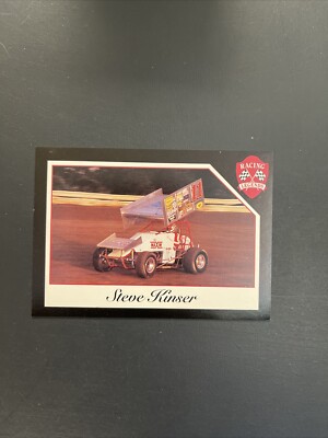 1992 Racing Legends Sprint Car Steve Kinser #1 Card Bloomington IN