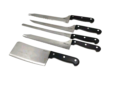 Lot Of 5 Ronco Showtime Six Star Stainless Knife Set 1 2 3 6 11