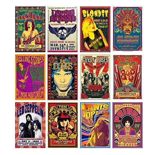 Vintage Rock Band Posters