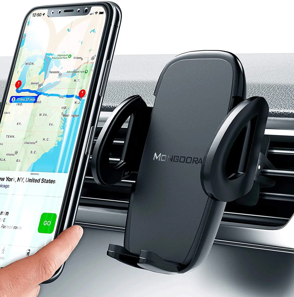 Soporte para teléfono móvil coche, soporte para coche para teléfono móvil,  360 grados giratorio ajustable coche soporte para teléfono móvil