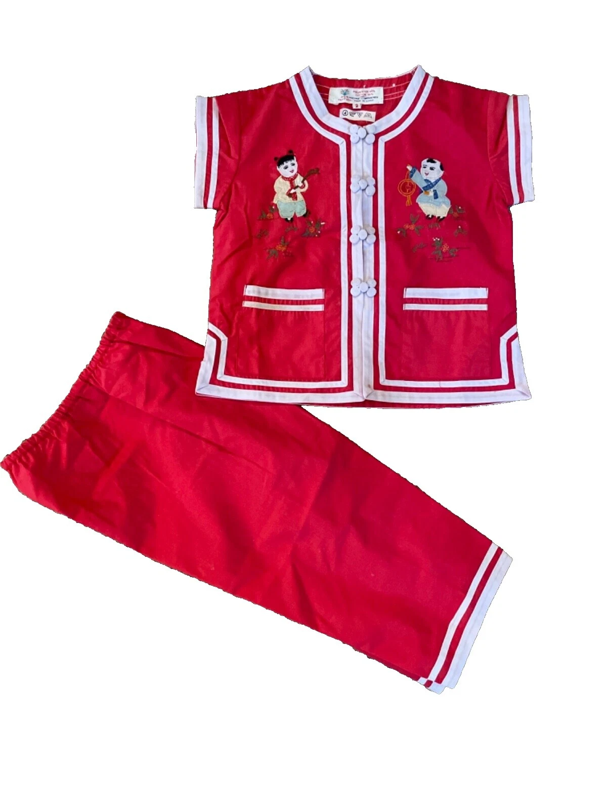 White Vintage Outfit Sets for Children