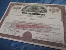 OIL  Aktie USA ,  Juni  1975  , Wertpapier , historisch , Stahlstich  # 35