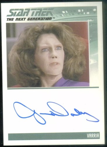 STAR TREK COMPLETE NEXT GENERATION TNG Series 2 Autograph Card JANE DALY