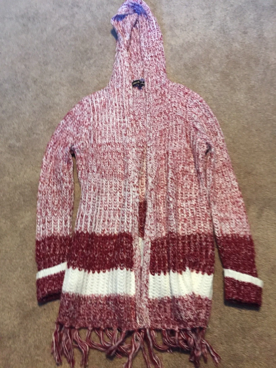 White hooded cardigan sweater outlet