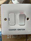 Hager WMSSU83 switched spur engraved Cooker Ignition