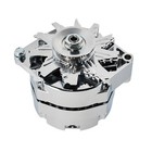 Chrome 120 AMP 1 or 3 Wire Alternator for GM SBC BBC Chevy 327 350 396 427 454