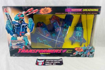 Transformers Original G2 1993 Decepticon Dreadwing With Smokescreen MISB