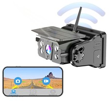 Wireless Solar Magnetic Backup Camera 1080P For Truck Caravan Rear View