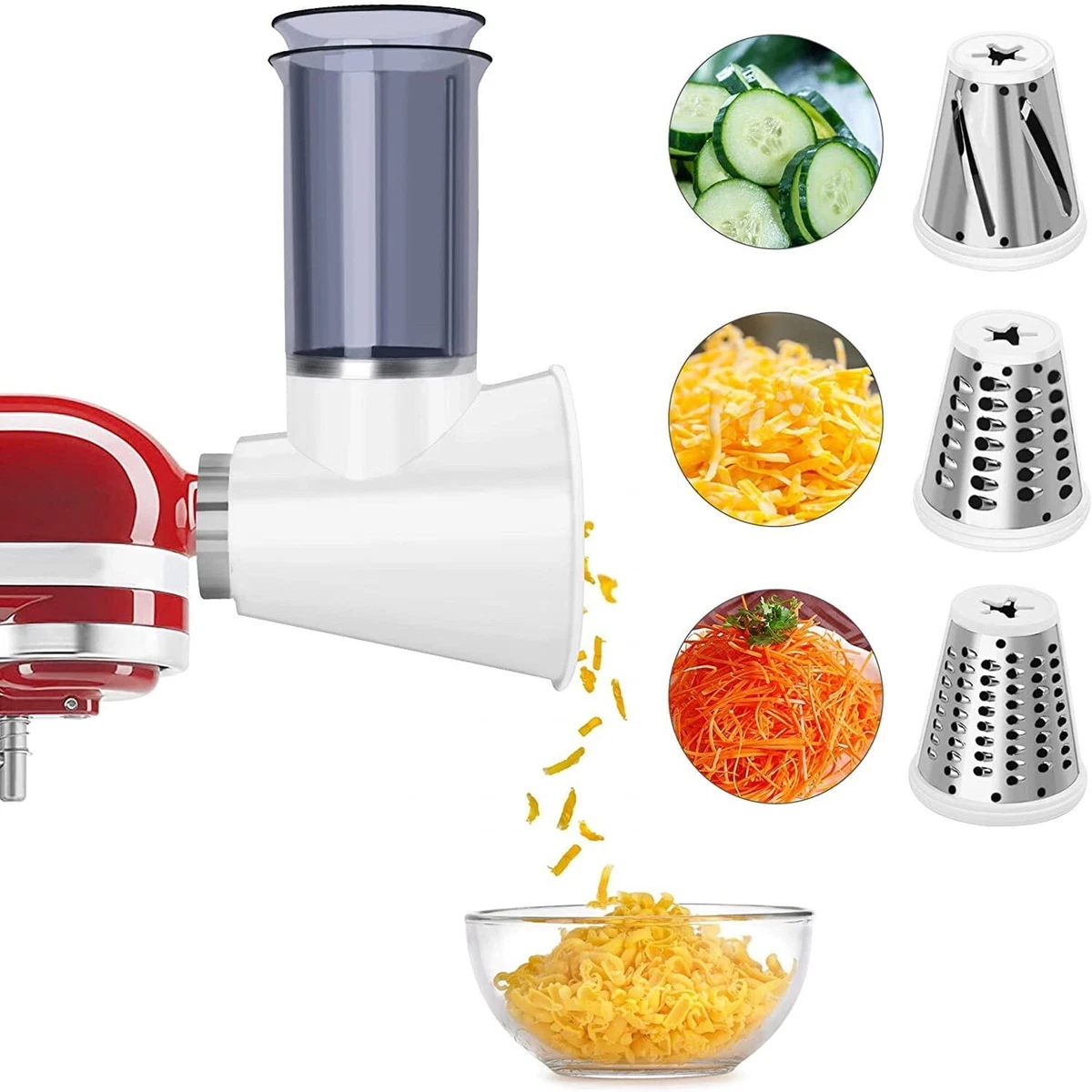 Kenome Slicer Shredder Attachments for Kitchenaid Stand Mixers
