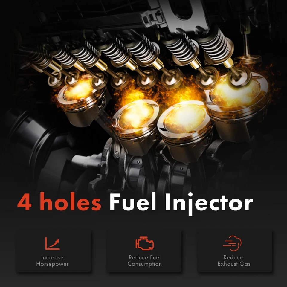 6x Inyector de combustible para Chevrolet Equinox 05-09 Pontiac Torrent 06-09 3,4 L OHV gasolina Foto 3 de 4