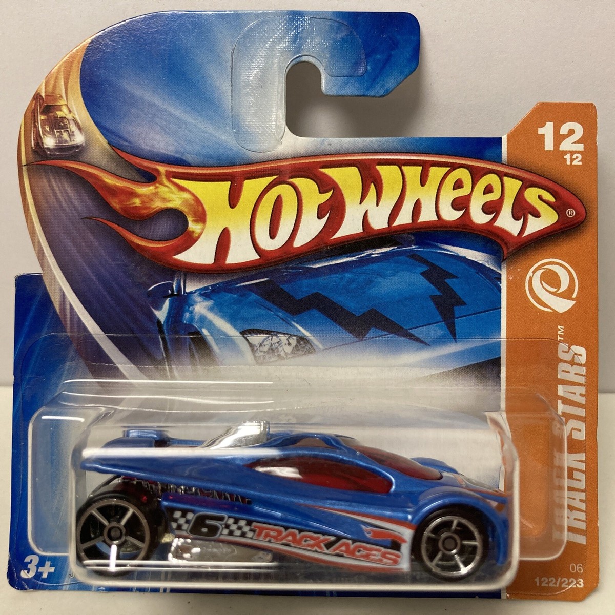 Hot Wheels ミニカー 約122台 Short Card 2006 Hot Wheels #122 Blue Sling Shot Track Stars