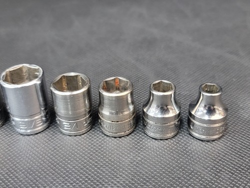 Snap on 12pc SAE 6pt 3/8"D Shallow Socket Set 1/4" - 1" - Picture 12 of 18