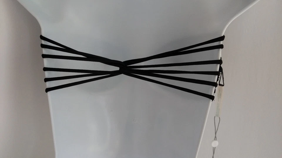 Bikinis Bettinis BLANCO/NEGRO Bandeau BLANCO/NEGRO Top Grande Nuevo con Etiquetas Foto 3 de 4