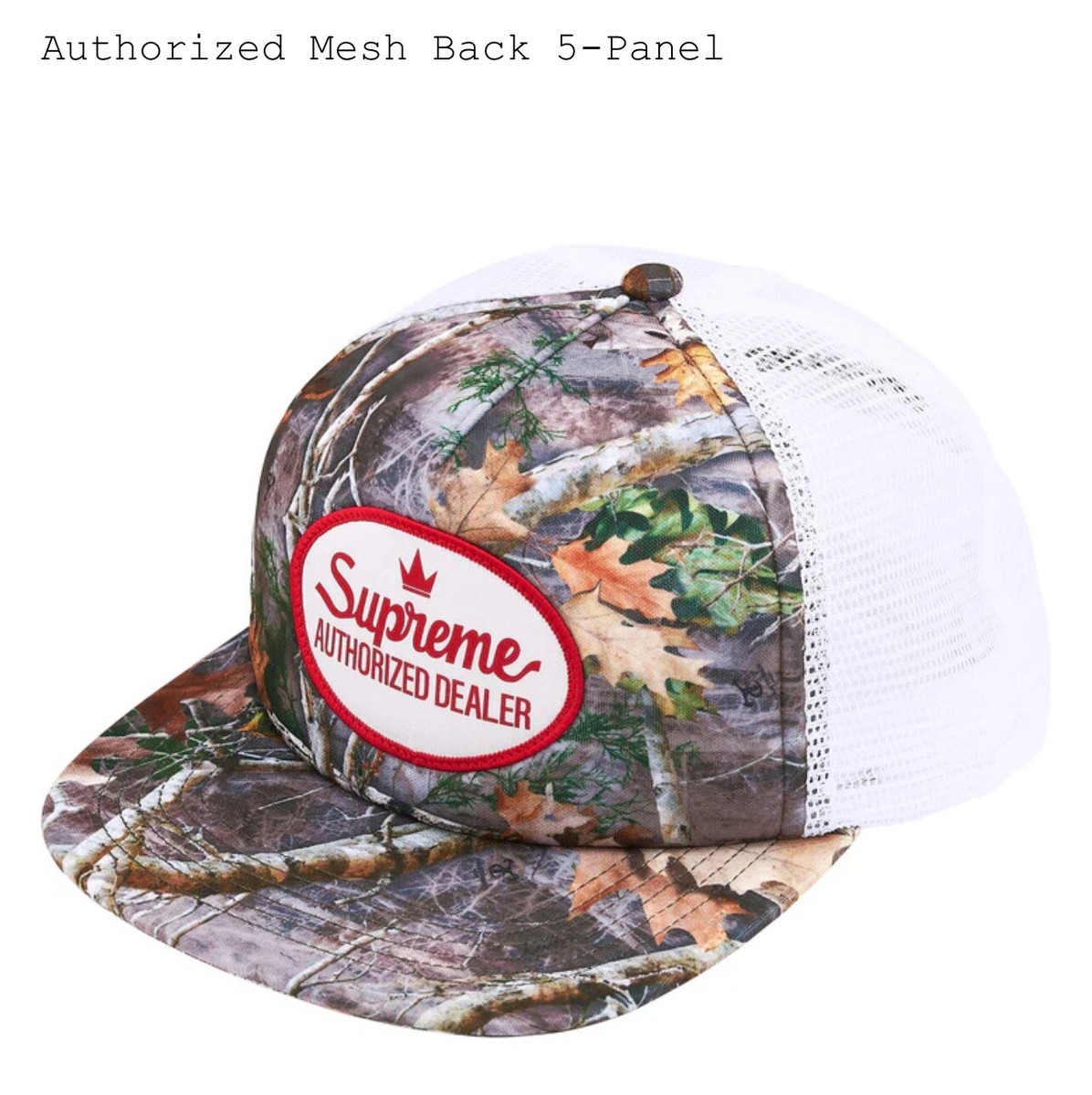 スケートボード Supreme - Authorized Mesh Back 5-Pa Supreme Authorized Mesh Back 5-Panel (SS25) - $48