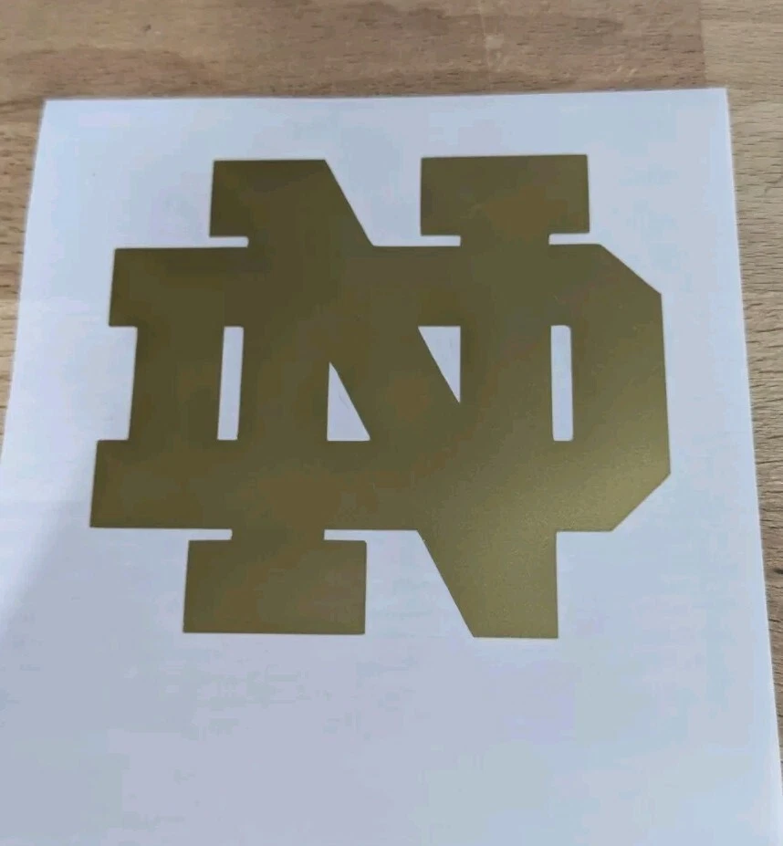 Calcomanía de vinilo Notre Dame Fighting Irish Foto 2 de 2