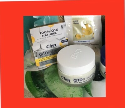Crème De Nuit Anti-rides Cien Q10 Intense - 50 Ml - Pour Peaux Normales - à L'acide Hyaluronique