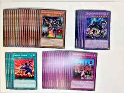 Yugioh Complete Competitive Dinomorphia Deck + Extra Deck **HOT** + Bonus