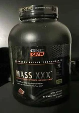 GNC AMP Mass XXX Protein Powder Mass Gainer 6Lbs Chocolate Exp 02/2026