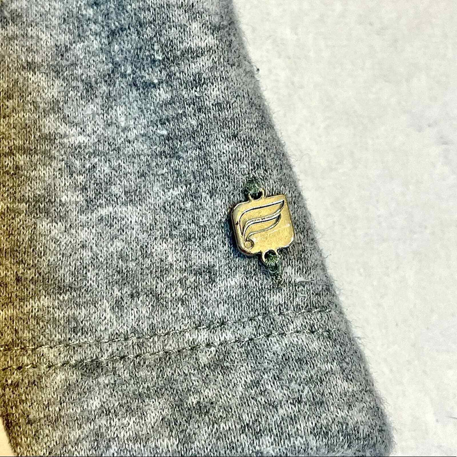 Fabletics cropped, high/low, pullover, grey hoodie - image 6