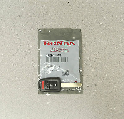 Genuine OEM Honda 13-15 Crosstour 14 CRV Remote Head Key 3 Button 35118-TY4-A00 