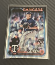 2024 Topps Chrome Silver RayWave Refractor #111 Jack Leiter