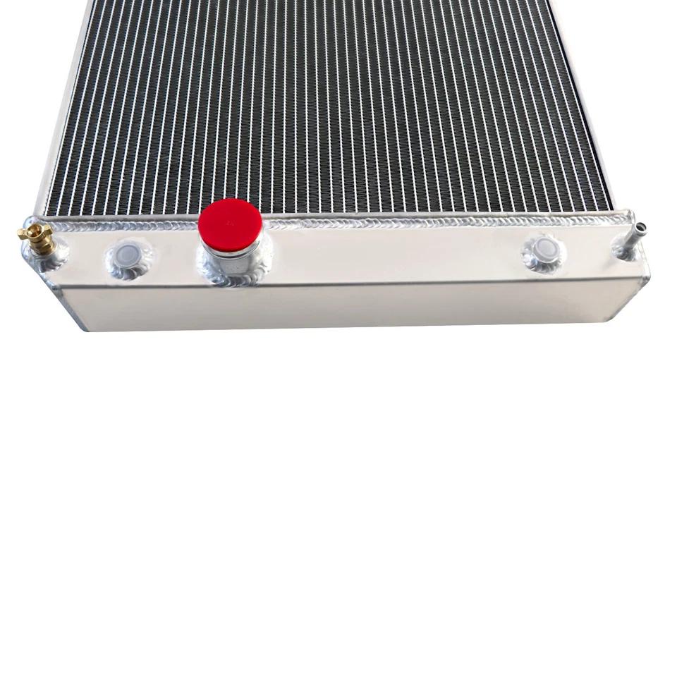 Radiador de aluminio de 4 filas para Chevrolet Corvette 1990 1989-1996 5,7 L V8 AT MT Foto 4 de 4