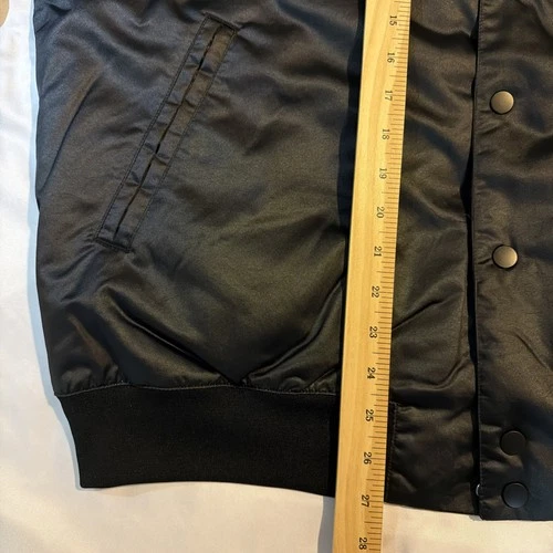 $150 Nike Air Jordan Bomber Jacket IF1947‑010 Men’s Sz L Black Lifestyle image 10