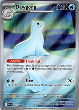 Dewgong 097/094 Illustration Rare Phantasmal Flames Pokemon Holo Near Mint