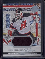 2023-24 The Cup Martin Brodeur Renditions Relics Jersey Patch HOF