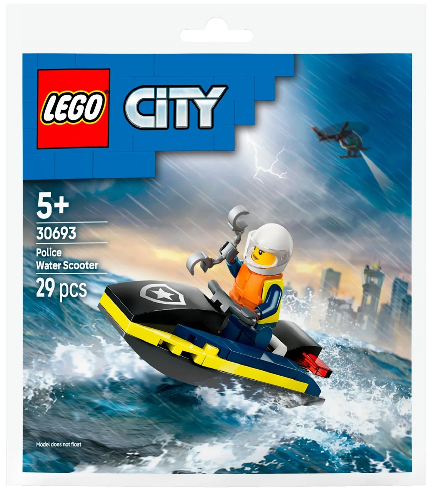 Gadget - Lego: 30693 - Recruitment Bags - Jet Ski Della Polizia - Lego