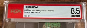 Bo Jackson Signed 1989 Tecmo Bowl NES Nintendo Cartridge BAS PSA 8.5 Authentic