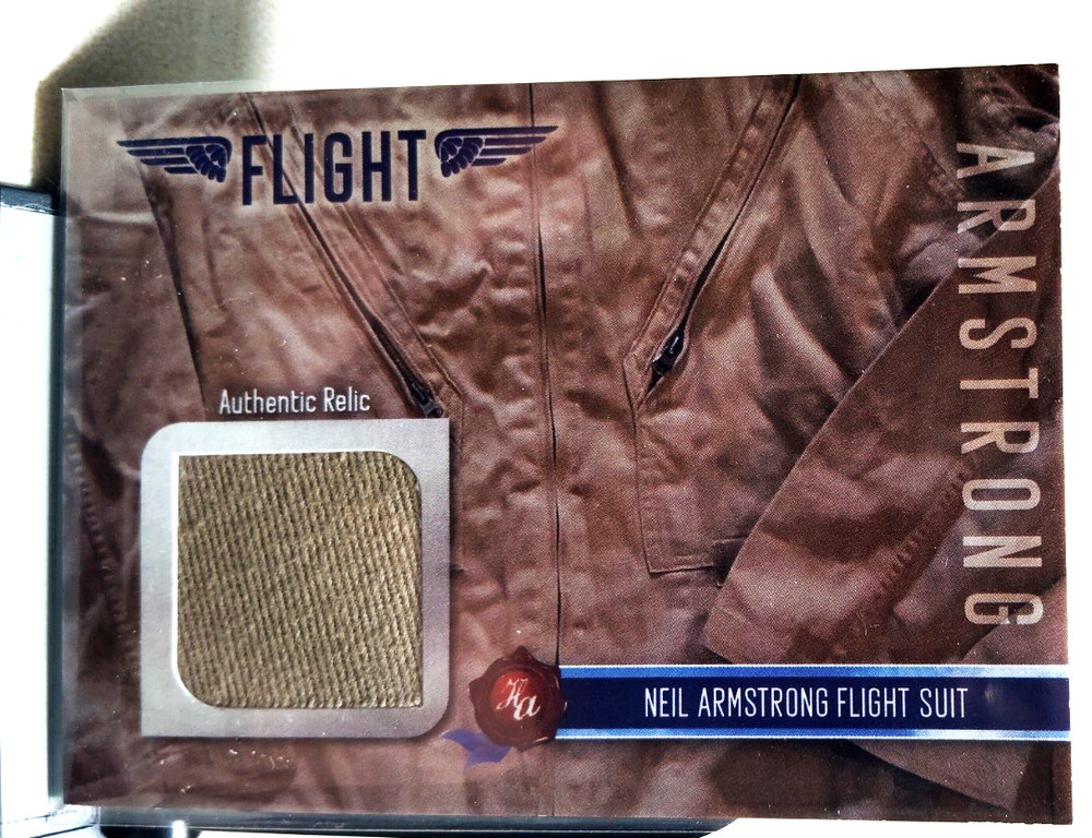 Historic Autographs Flight Neil Armstrong Flight Flown Worn Flight Suit Relic