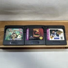 Sega Game Gear Lot of 3 Bundle - Mortal Kombat TAZ-Mania & WS Baseball