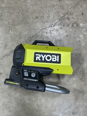 #ad Ryobi ONE PCL801B Cordless Hybrid Forced Air Propane Heater Green W239 $99.00