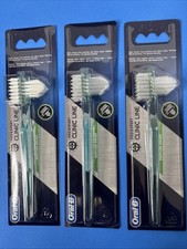 3x Lot ORAL B Denture Brush 81001 Dual Head Packaging May Vary NEW FREE SHIPPNG