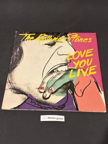 The Rolling Stones - Love You Live COC 2-9001 1977 Double Vinyl Lp EX/VG+