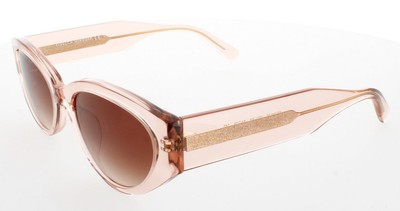 Rebecca Minkoff Women\'s Cat Eye Crystal Pink, Brown Gradient, Selma Sunglasses. Rebecca Minkoff New Cat Eye Crystal Pink w/ Brown Gradient  main image 4