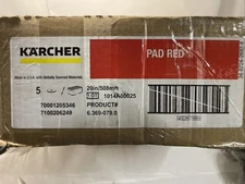 Karcher Red Pad , 20″ Box of 5  #6.369-079.0, Medium-Soft Grit, All Floor Types
