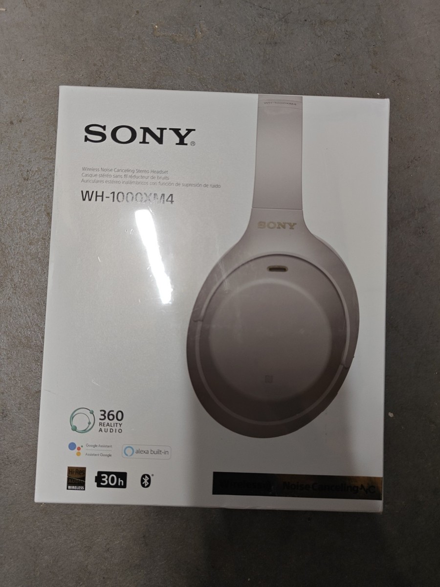 WH-1000XM4 SONY 箱付き Sony WH-1000XM4 Wireless Over-Ear Headphones- Silver for