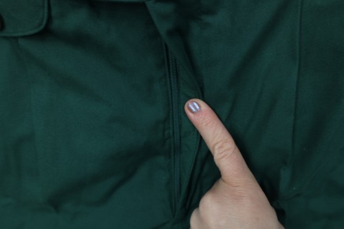 Deadstock Vintage 70s Streetwear Mens 34x36 Flared Wide Leg Chino Pants Green, $79.96 - Photo 5