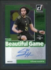 2025-26 CESAR HUERTA AUTO PANINI DONRUSS ROAD TO FIFA WORLD CUP 26 AUTOGRAPHS