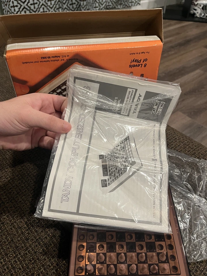 Radio Shack Portátil Computarizado Tandy 60-2175 Probado ¡Funciona! COMPLETO Foto 3 de 4