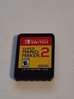 Nintendo Switch - Super Mario Maker 2 - Game Card ONLY - Tested.