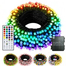 Christmas Lights Battery Operated, 33Ft 100 LED 150 Scene Modes String Light...