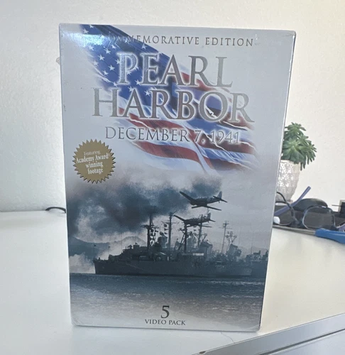 Madacy Pearl Harbor December 7, 1941 5 VHS Box Set Commemorative 2001
