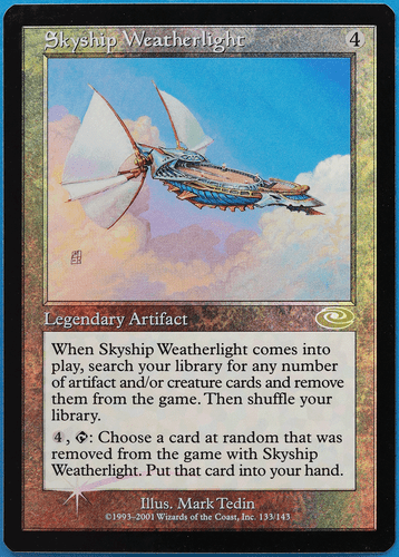 Skyship Weatherlight FOIL Planeshift HEAVILY PLD Rare CARD (498818) ABUGames - Picture 1 of 2