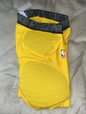 Nike Pro Hyperstrong 5-Pad Basketball BQ2725-739 Padded Shorts Yellow Size 3XL