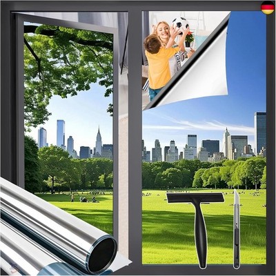 Zindoo Window Film, Transparent from Inside, Opaque from Outside During the