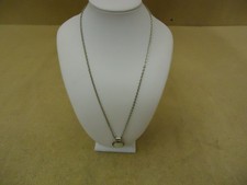 Designer Fashion Necklace 20in L Drop/Dangle Chain Metal Female Adult Silver